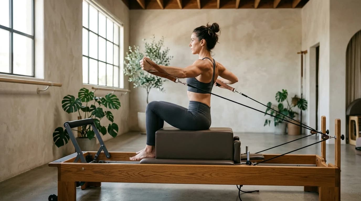 Upper Back Reformer Pilates Exercises